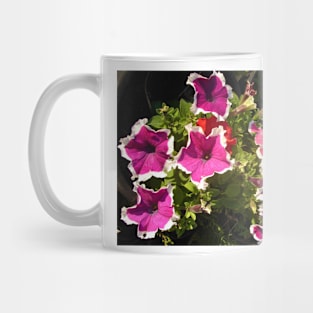 Colorful Petunia Flower Pattern Mug